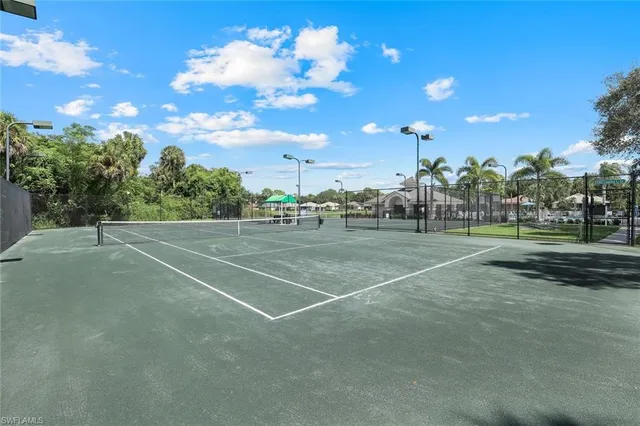 a view of a tennis court