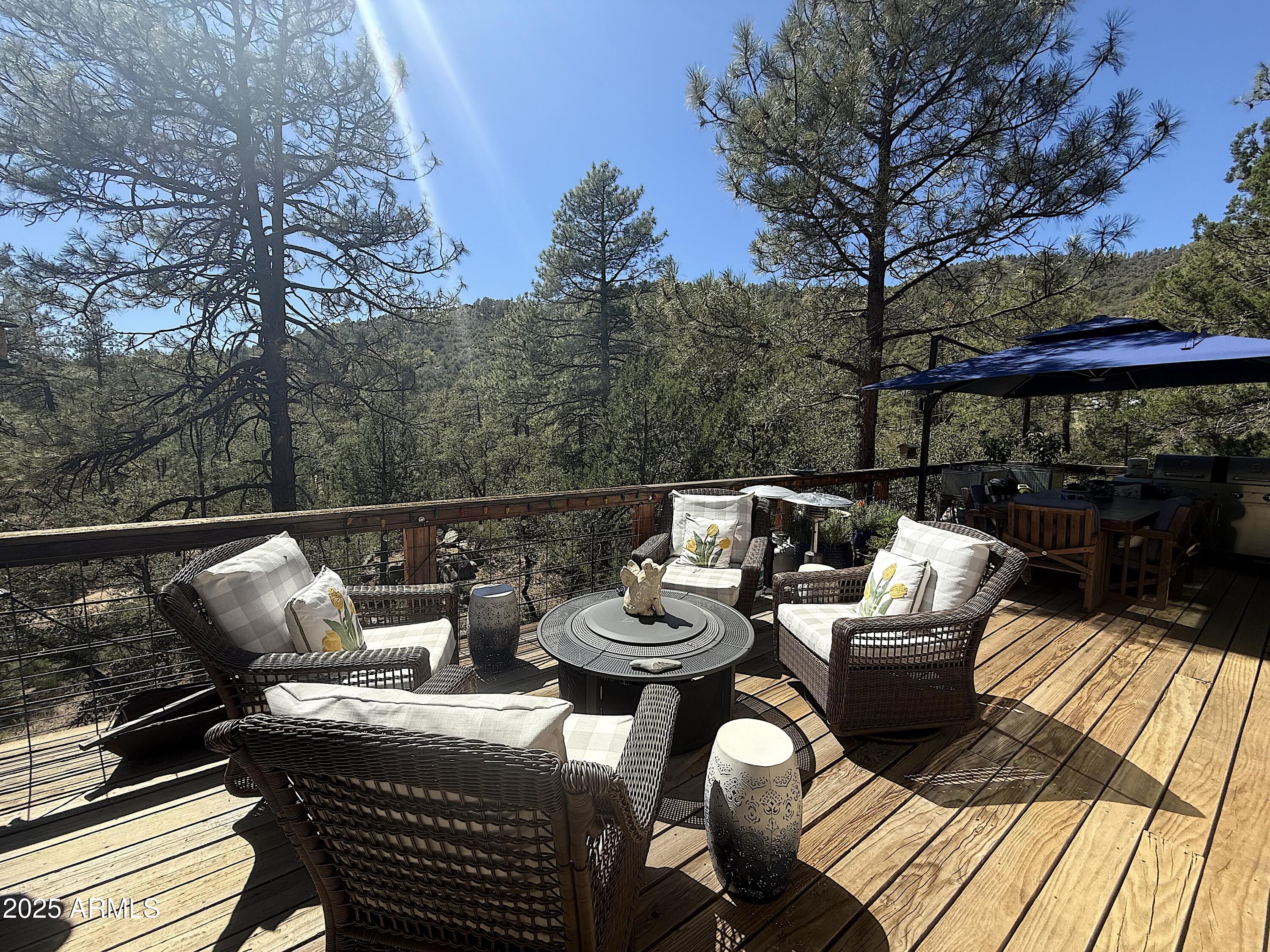 6873 Torpedo Road Crown King, AZ 86343 - Photo 17 of 43 Views from upper deck