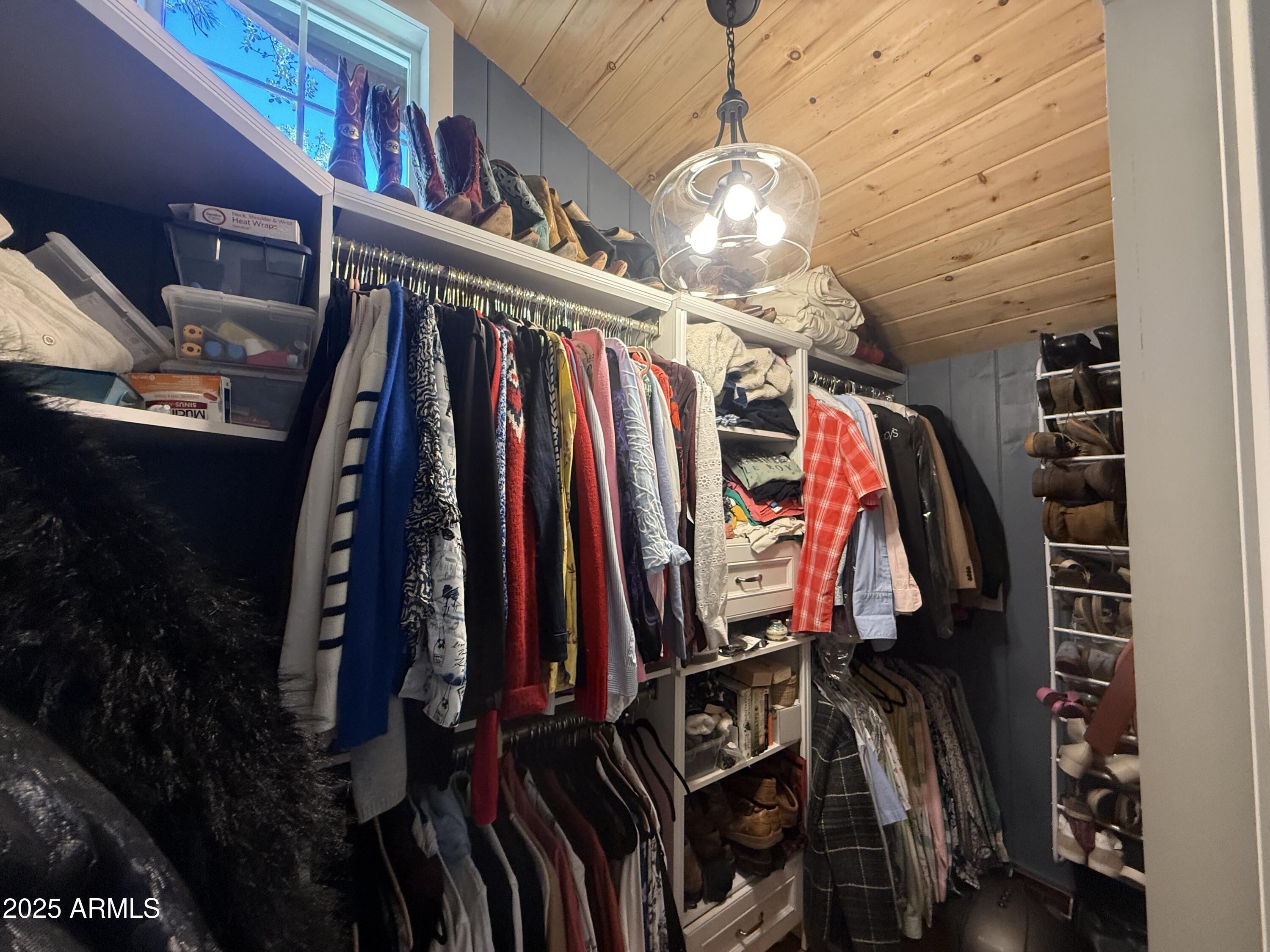 6873 Torpedo Road Crown King, AZ 86343 - Photo 33 of 43 Main bedroom closet