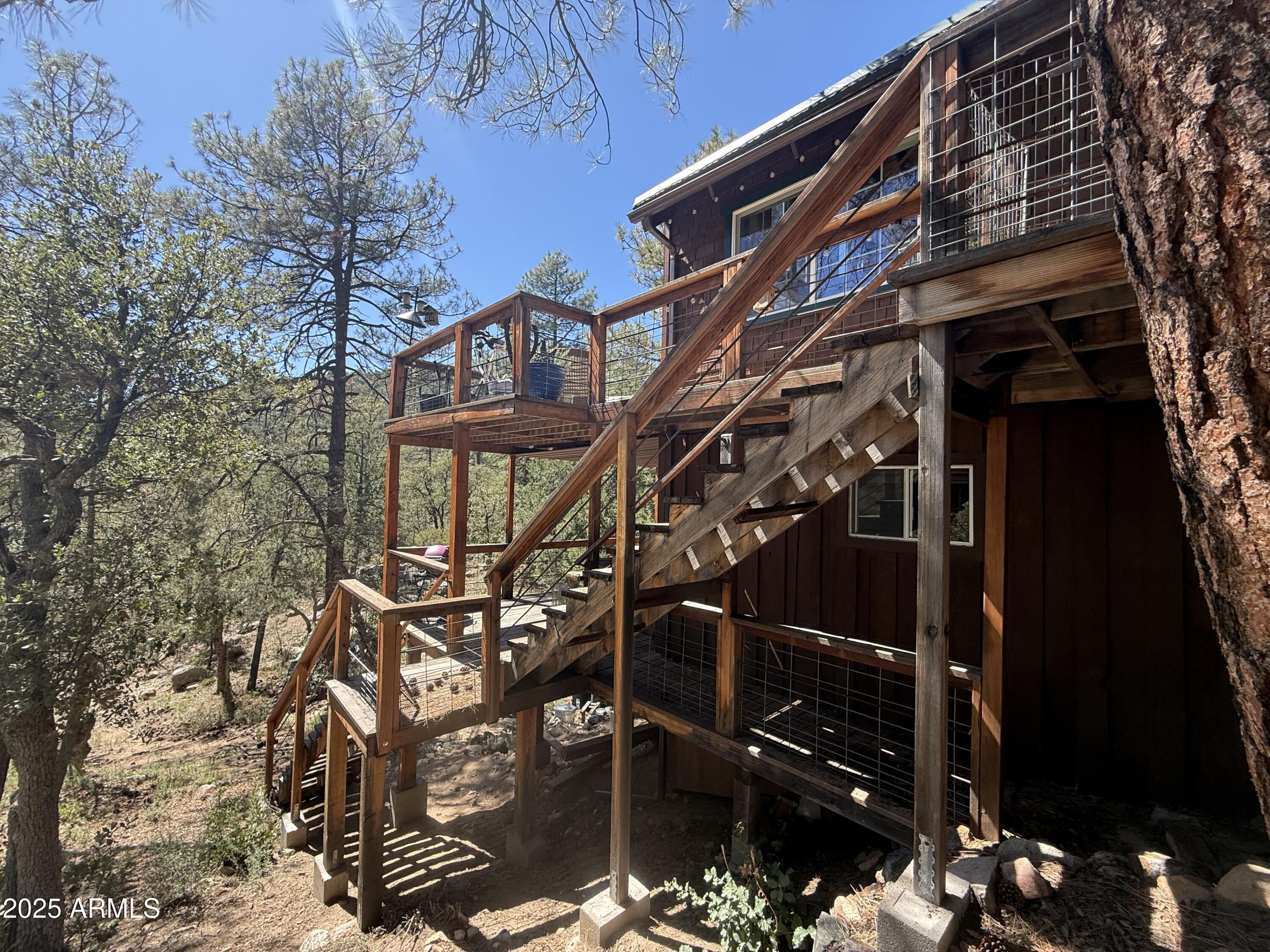 6873 Torpedo Road Crown King, AZ 86343 - Photo 42 of 43 Exterior stairs