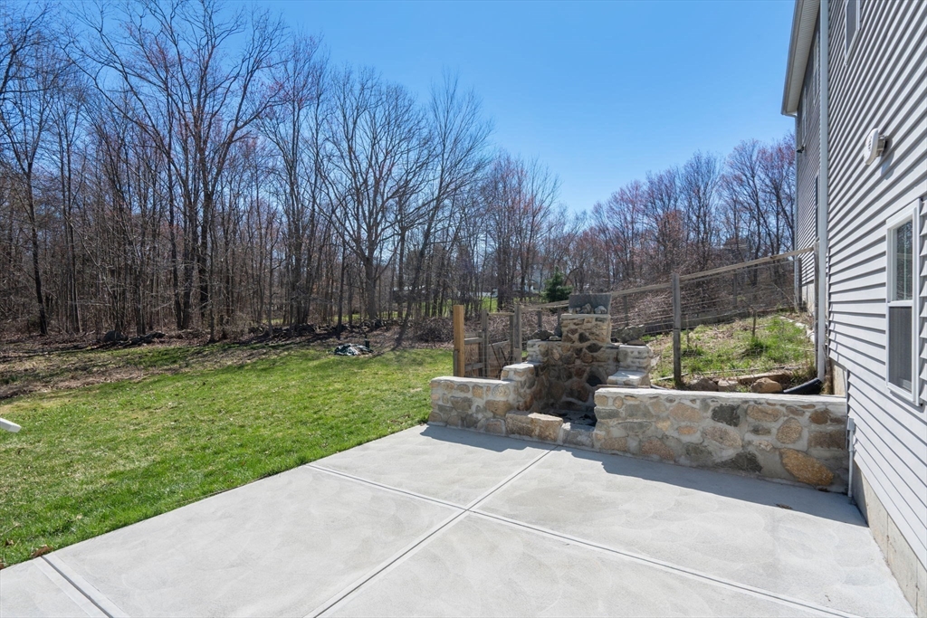 5 Glebe Street Rehoboth, MA 02769 - Photo 37 of 42 a view of backyard with outdoor seating and green space