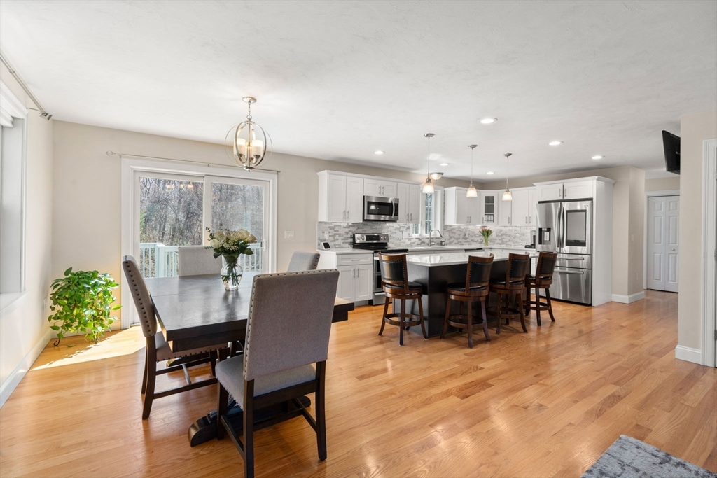 5 Glebe Street Rehoboth, MA 02769 - Photo 10 of 42 a view of a dining room with furniture window and wooden floor