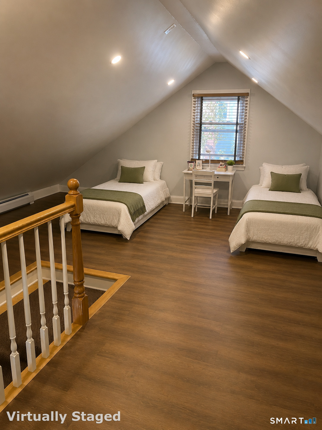 2182 North Benson Road Fairfield, CT 06824 - Photo 12 of 21 a bedroom with furniture and a wooden floor