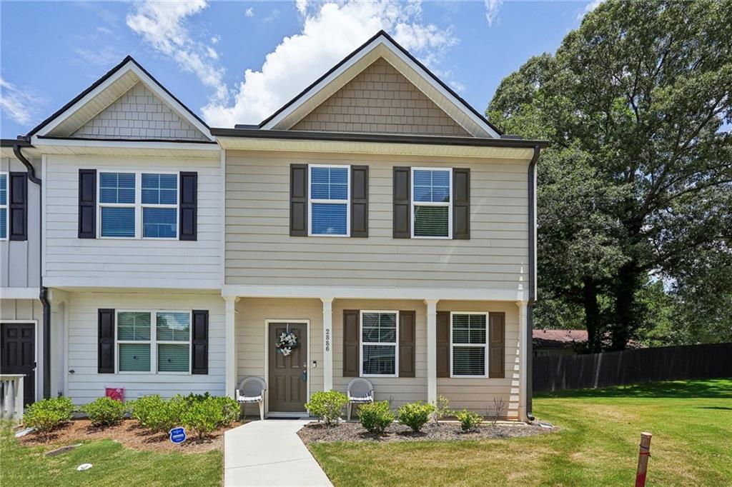 2886 Saratoga Lake View Decatur, GA 30034 - Photo 1 of 1 front view of a house with a yard