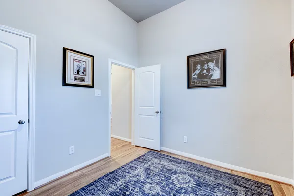 a view of a hallway with window
