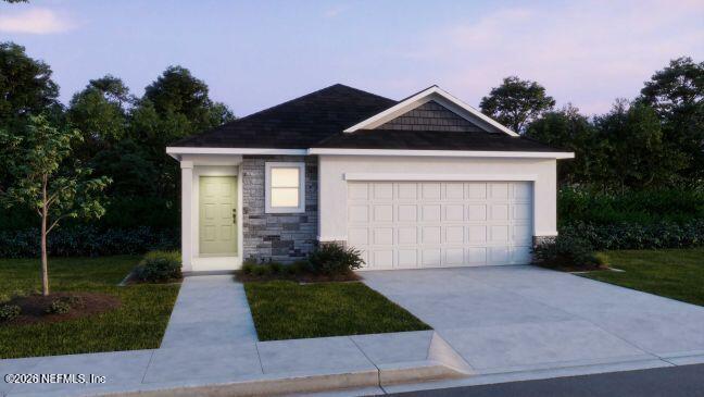 1070 Welda Lane Jacksonville, FL 32221 - Photo 2 of 26 Vista B with Stone Accent at Dusk - Melb