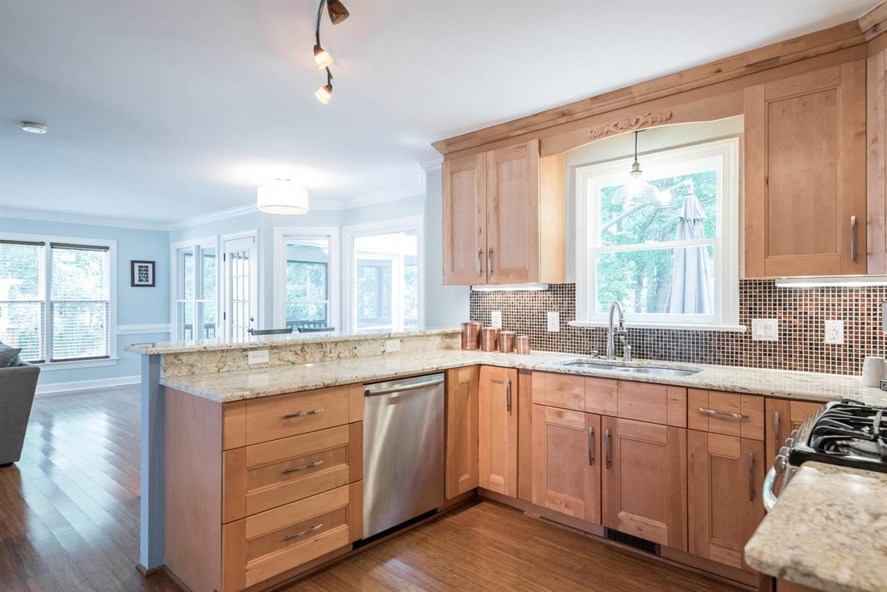 2612 Dahlgreen Road Raleigh, NC 27615 - Photo 11 of 25 Open to the main part of the house, plenty counter space, bar area, oversized drawers for pots and pans. Kitchen
