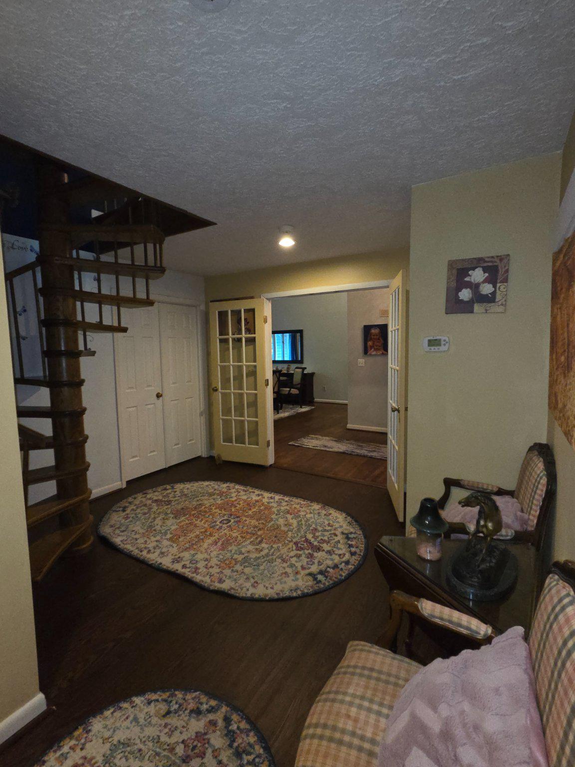 151 Martz Road Sykesville, MD 21784 - Photo 42 of 74 Living quarters with spiral staircase to loft.