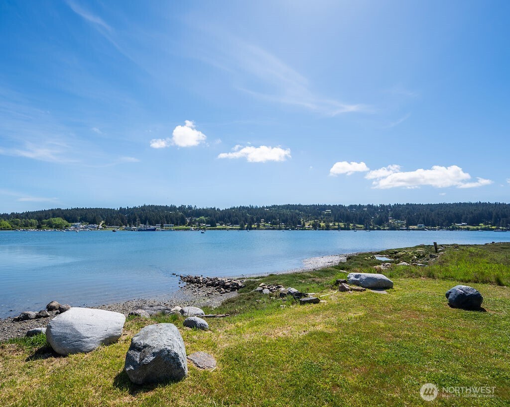 2000 Bayshore Road Lopez Island, WA 98261 - Photo 39 of 40 a view of a lake with a mountain