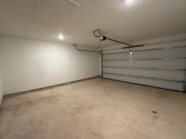 a view of a room with an empty space