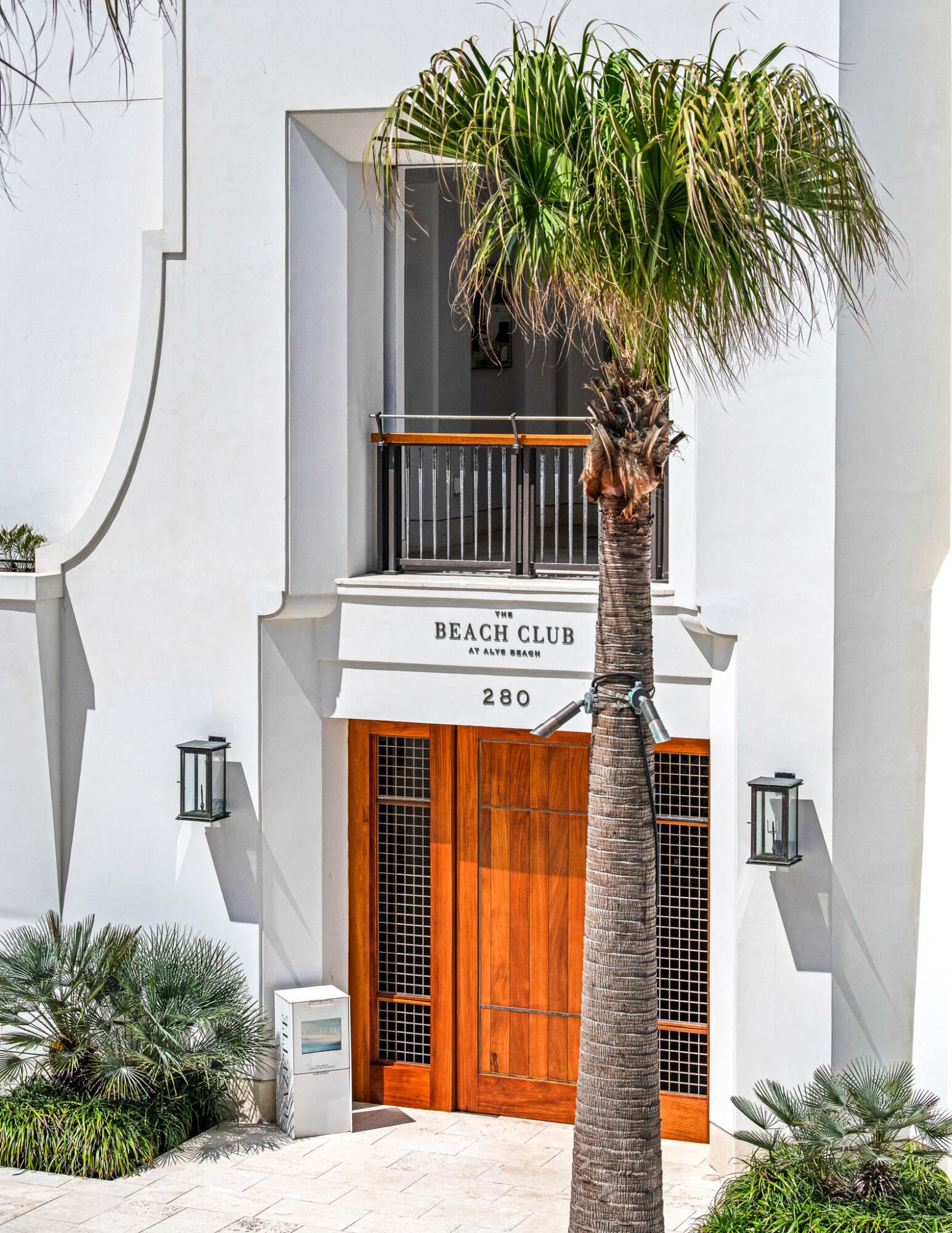 290 Sea Garden St Inlet Beach, Unit 201 Inlet Beach, FL 32461 - Photo 20 of 49 a view of front door and potted plants