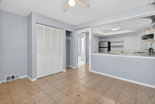 a view of an empty room with window