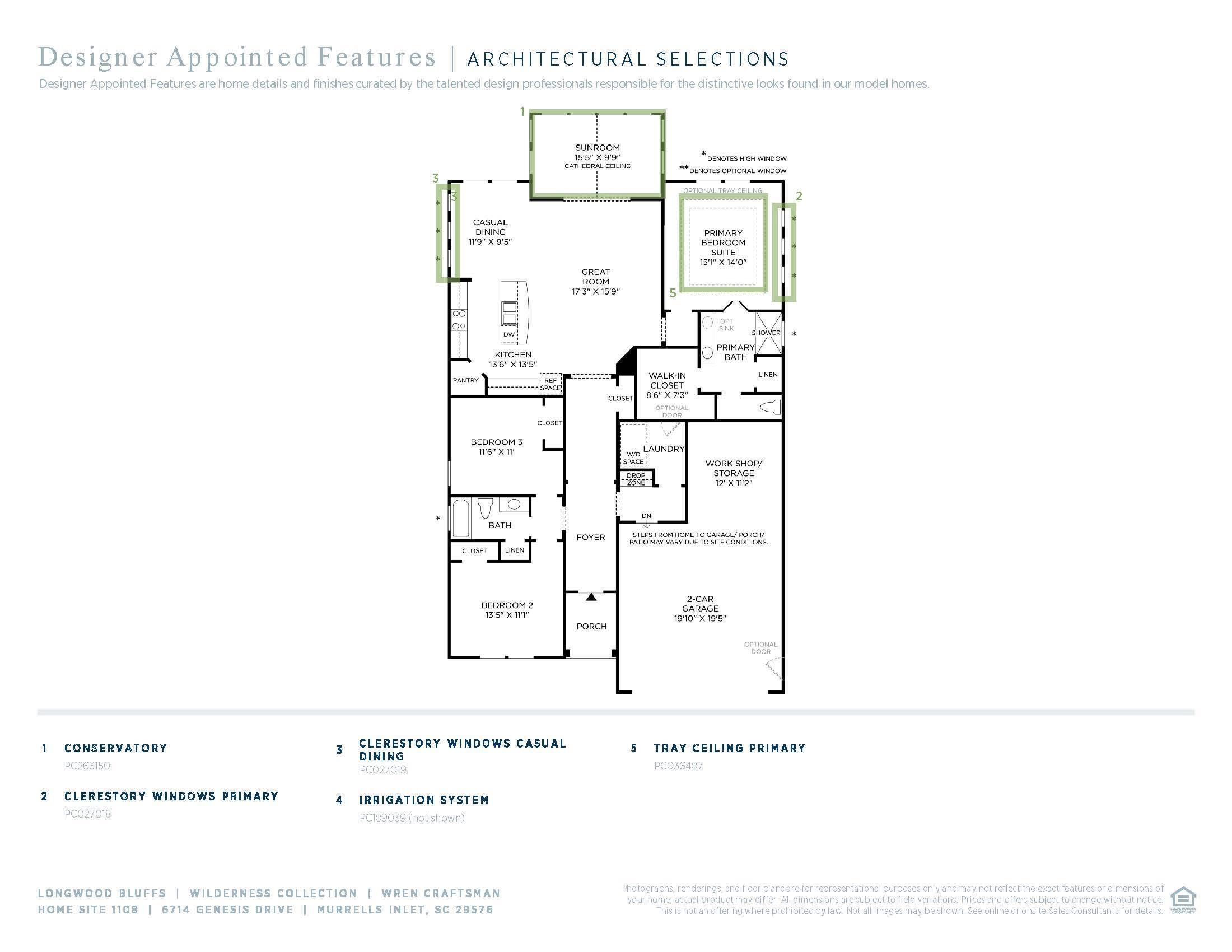 6714 Genesis Drive Murrells Inlet, SC 29576 - Photo 3 of 8 Plan
