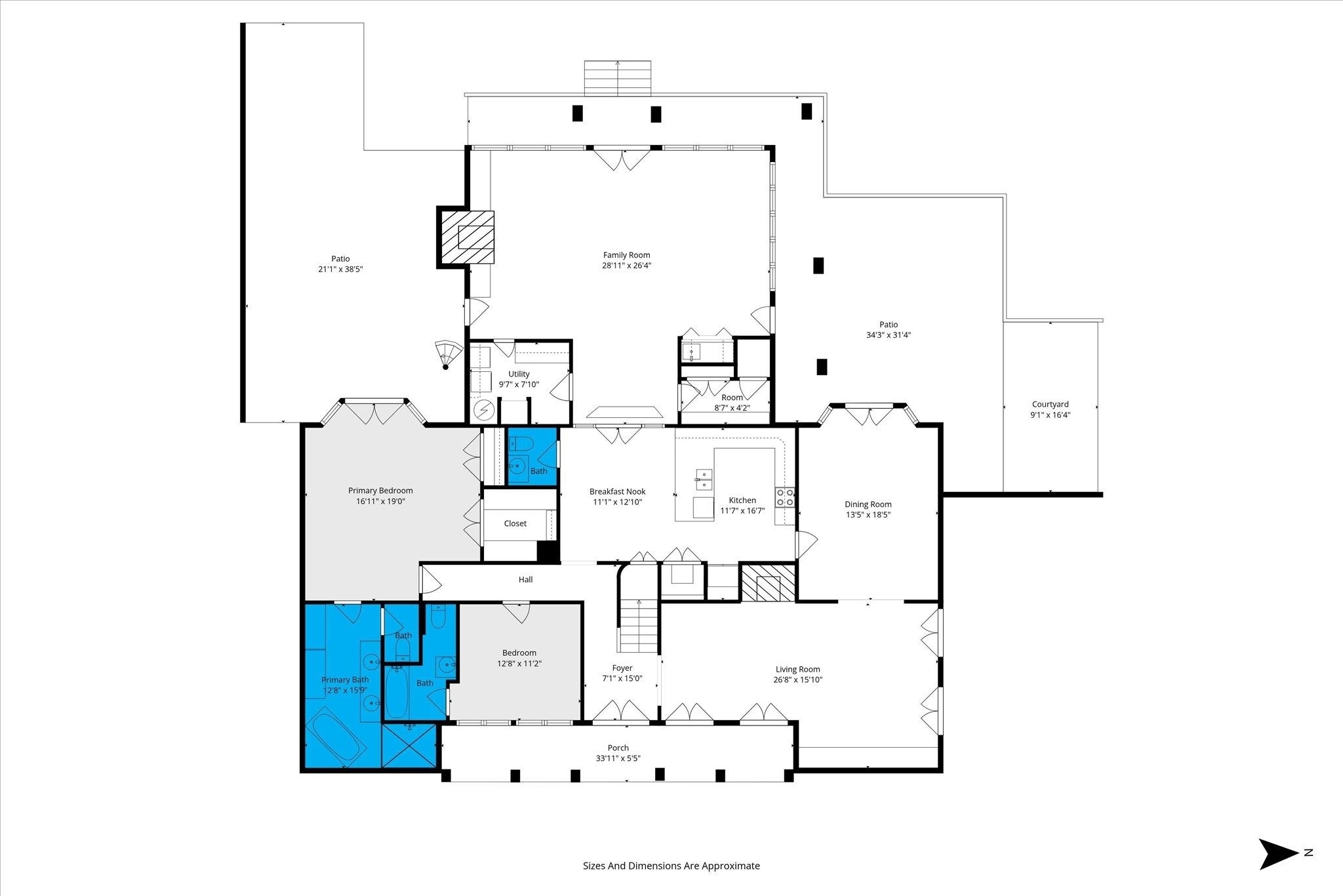 259 Dilston Lane Mobile, AL 36608 - Photo 35 of 37 View of floor plan / room layout