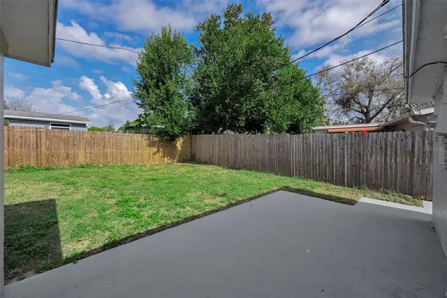 a view of outdoor space with green space