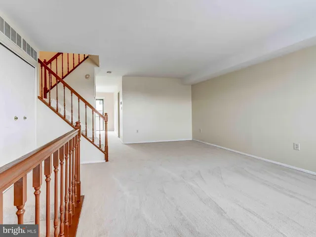 a view of an entryway with stairs