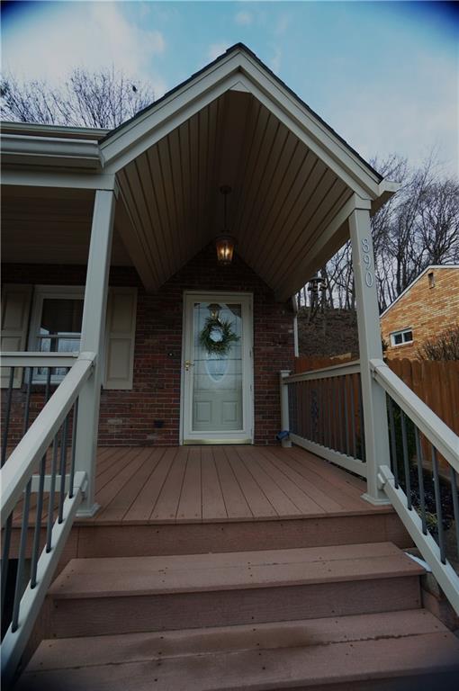 890 Middle Road Castle Shannon, PA 15234 - Photo 2 of 25 Maint Free front porch is large enough for a glider and two chairs
