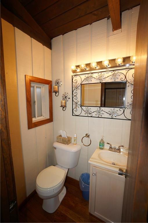 890 Middle Road Castle Shannon, PA 15234 - Photo 12 of 25 Main level powder room w rustic board siding think ship-lap siding only vertical