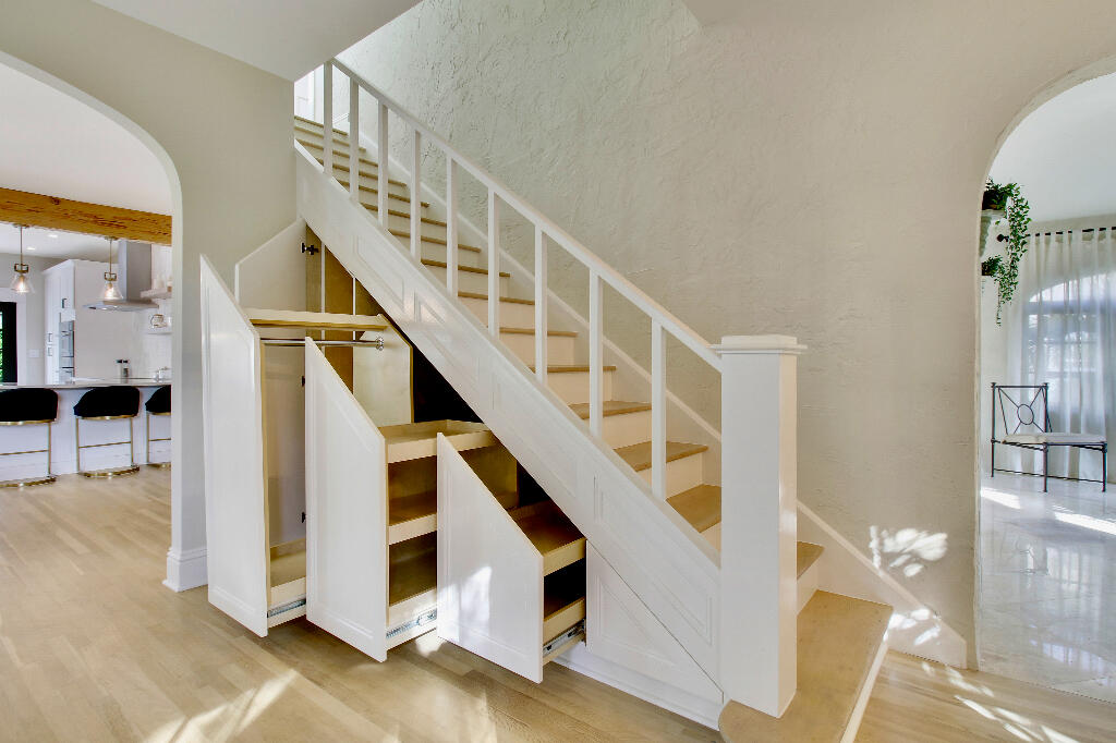 623 Avon Road West Palm Beach, FL 33401 - Photo 21 of 39 a view of entryway and hall with wooden floor