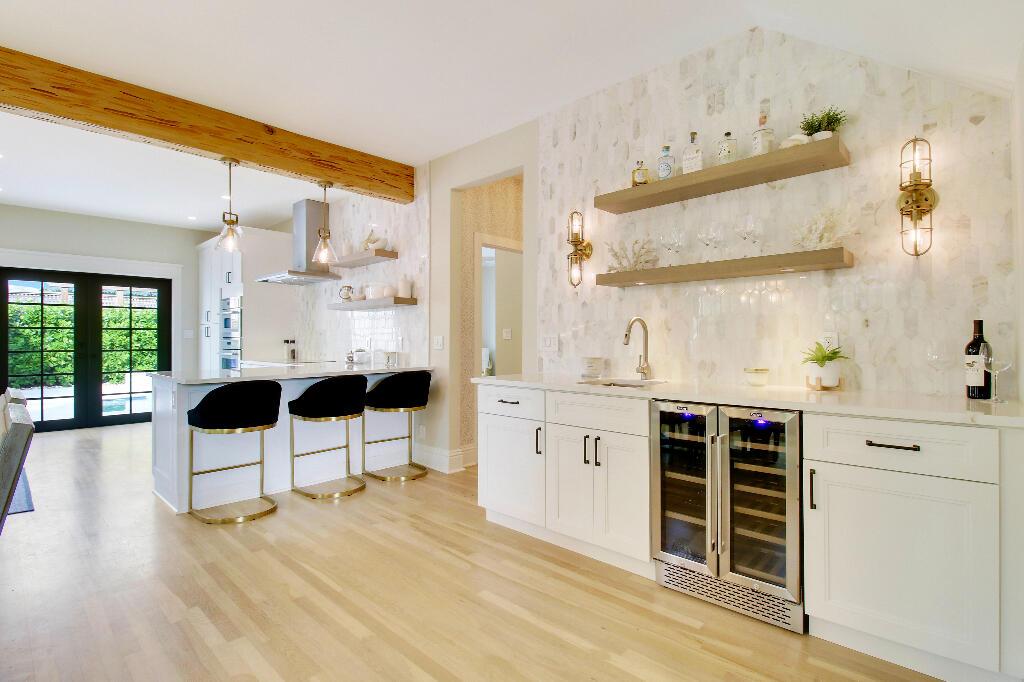 623 Avon Road West Palm Beach, FL 33401 - Photo 9 of 39 a view of kitchen with furniture and wooden floor