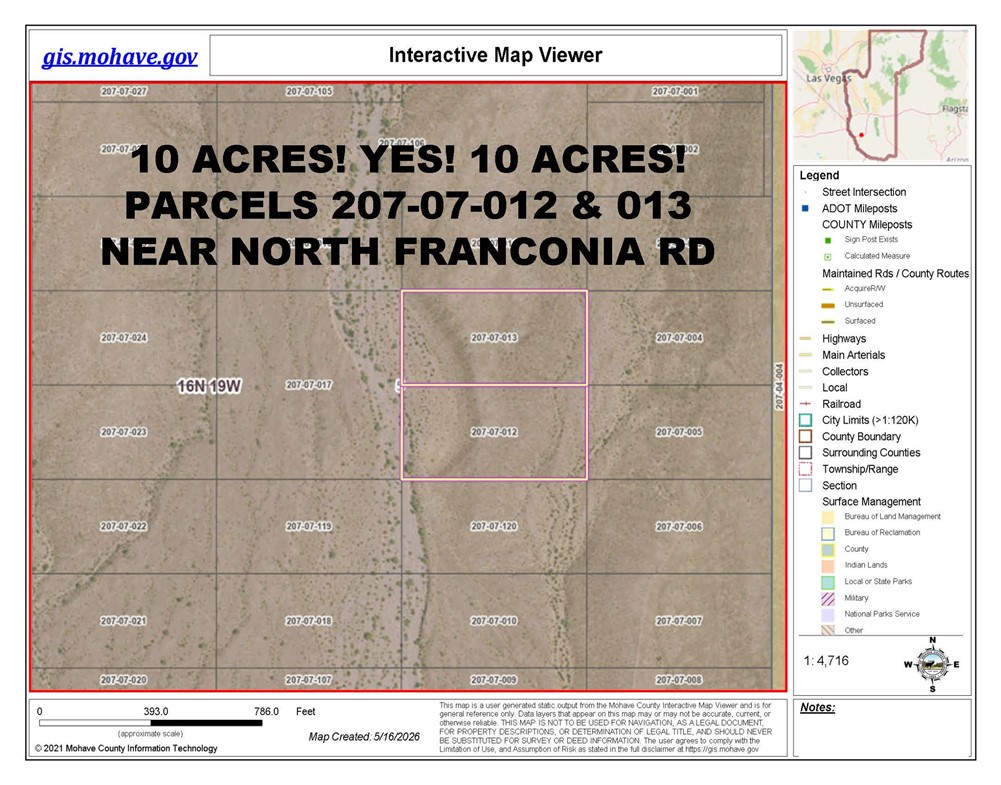 207-07-012 North Franconia Road Topock, AZ 86436 - Photo 1 of 5
