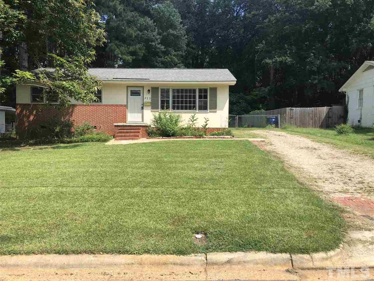 822 Chatham Lane Raleigh, NC 27610 - Photo 1 of 13 a view of a house with a yard