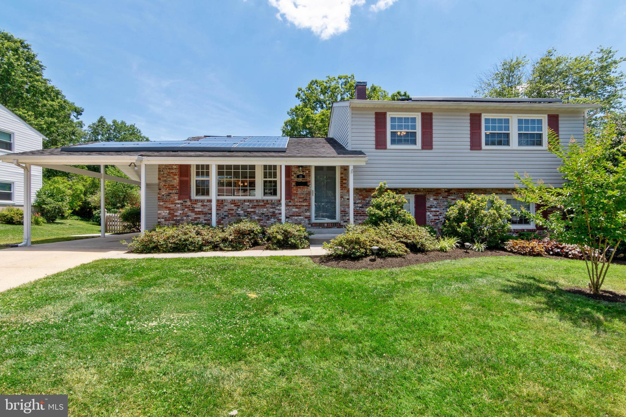 Exterior Front-Over-sized Carport & Covered Porch