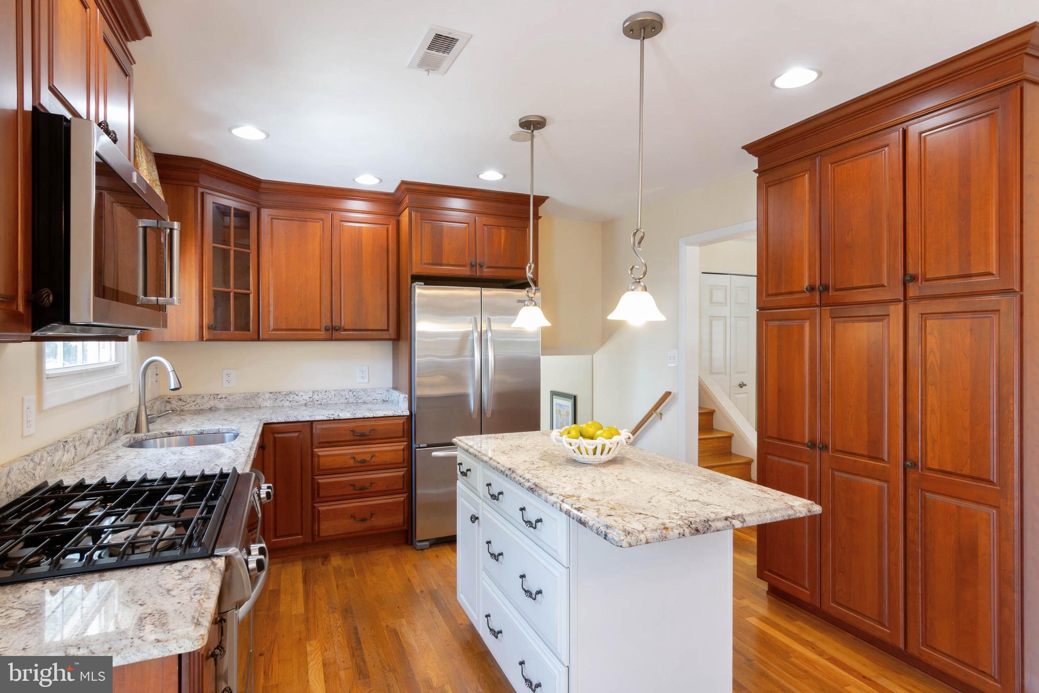 111 Ardoon Road Lutherville-Timonium, MD 21093 - Photo 13 of 44 Custom Cherry Cabinets with LG Pantry Units