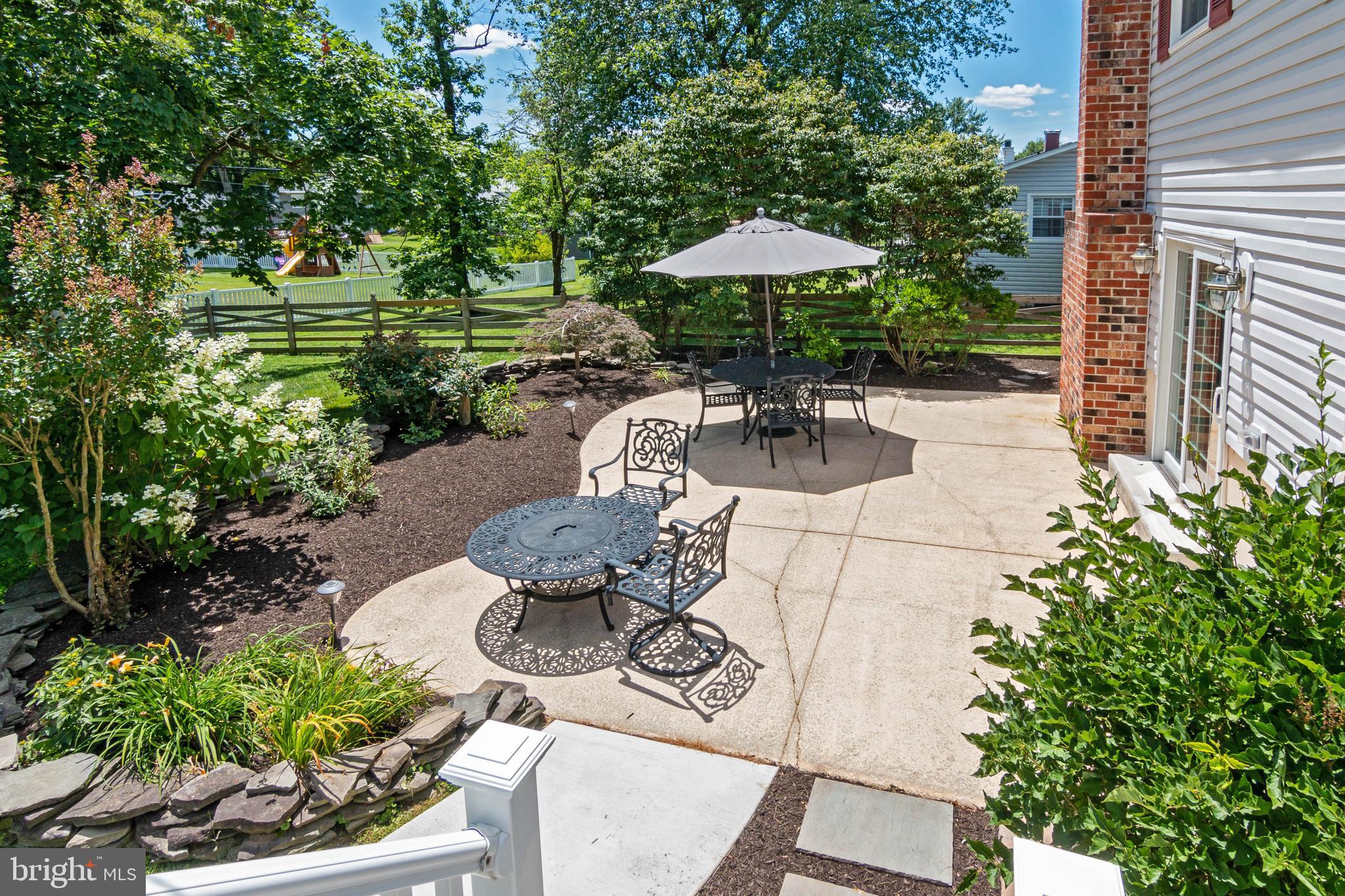 111 Ardoon Road Lutherville-Timonium, MD 21093 - Photo 39 of 44 Looking Down From the Deck to the Patio.