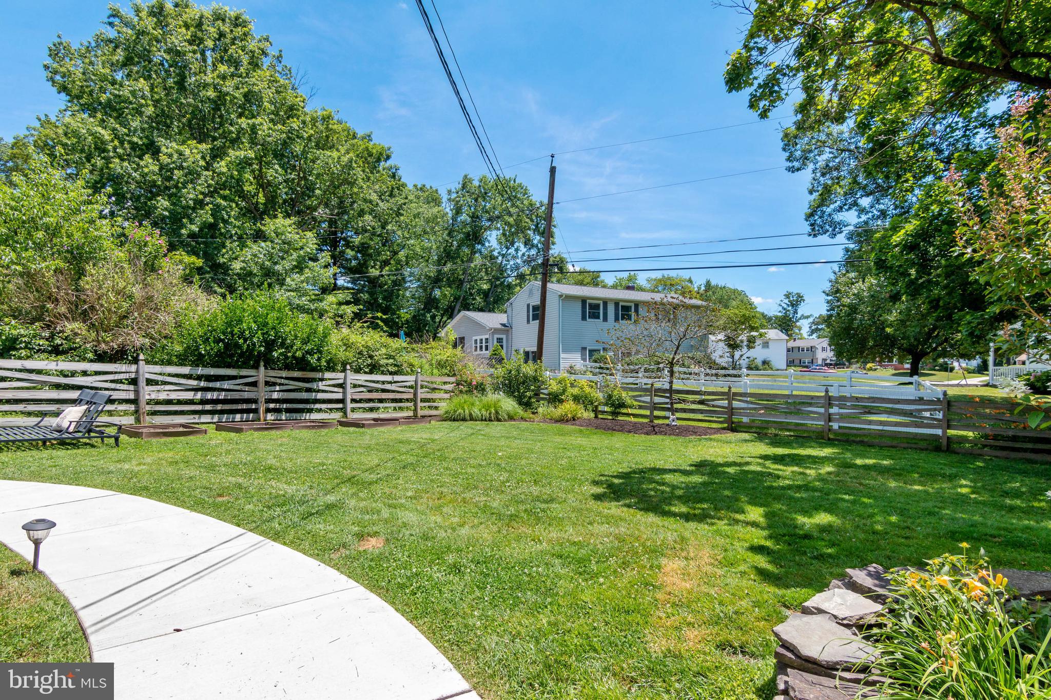 111 Ardoon Road Lutherville-Timonium, MD 21093 - Photo 42 of 44 Wonderful Level Rear Fenced Yard
