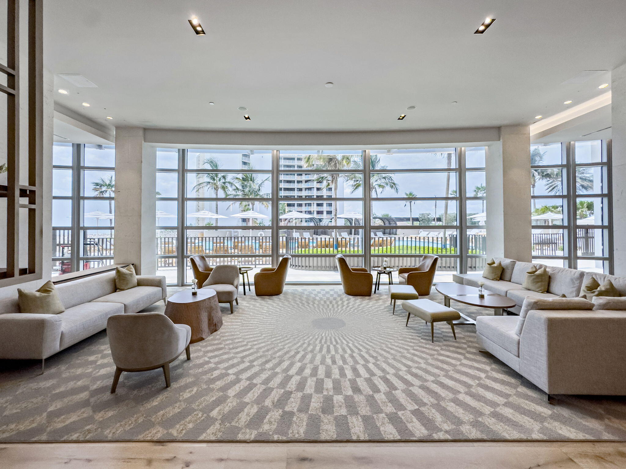3100 North Ocean Drive, Unit 1210H Singer Island, FL 33404 - Photo 82 of 93 a living room with furniture and large windows