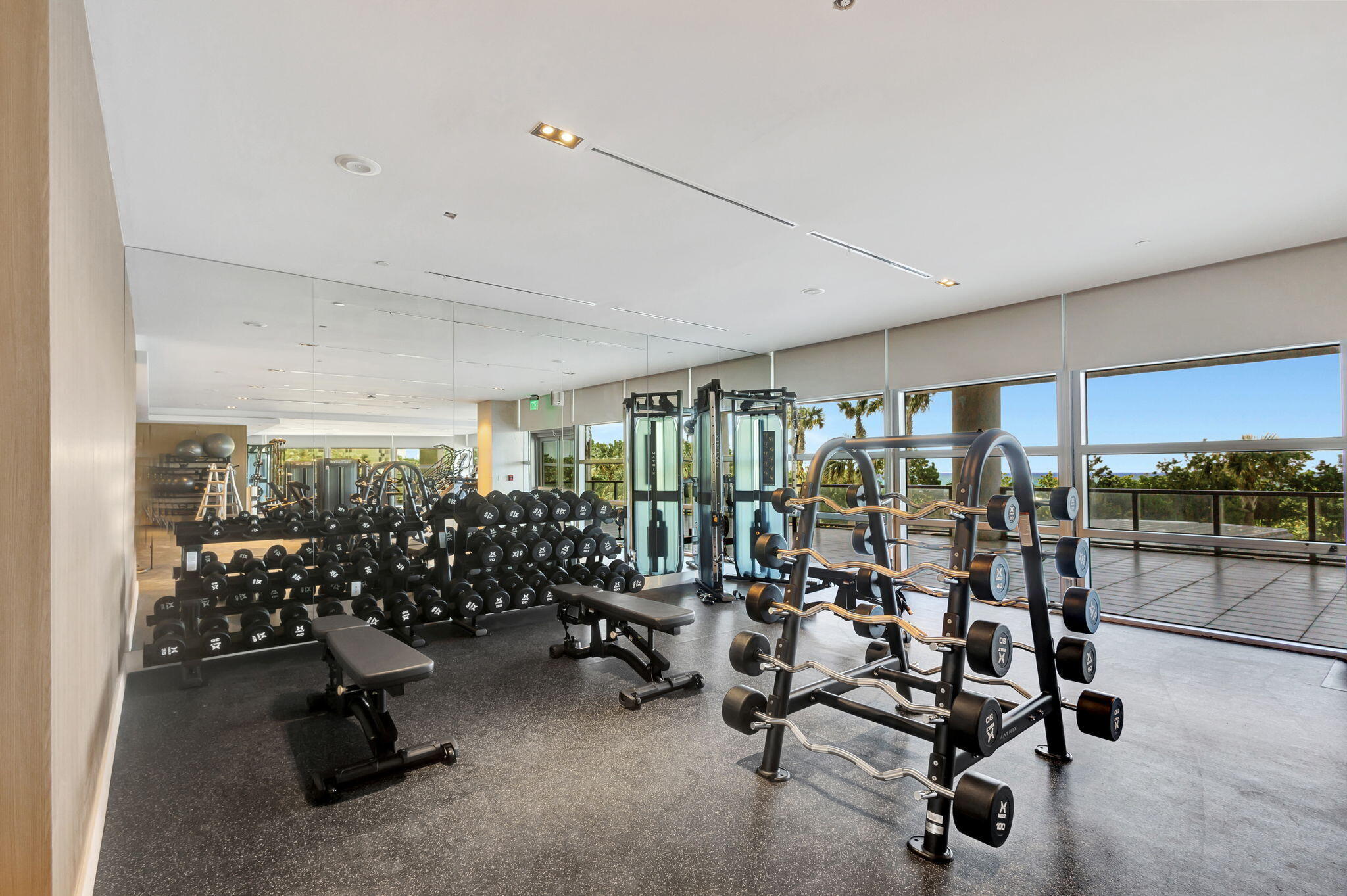3100 North Ocean Drive, Unit 1210H Singer Island, FL 33404 - Photo 92 of 93 a view of a room with gym equipment