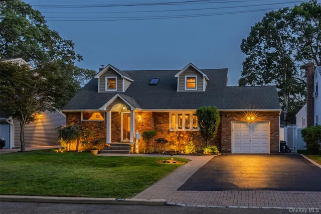 front view of house with a yard