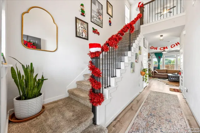 a view of entryway and hall