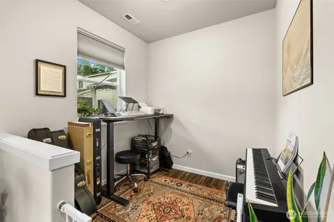 a room with storage and utility