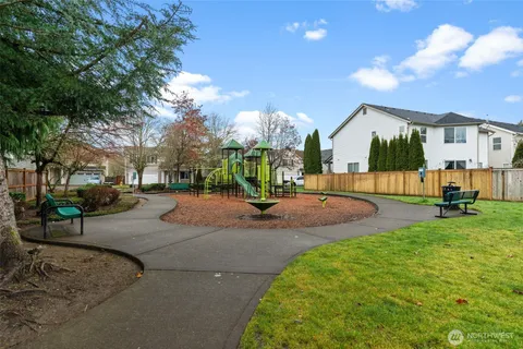 a view of a street with houses