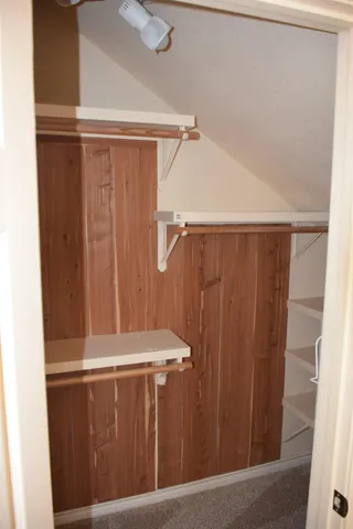 a view of walk in closet