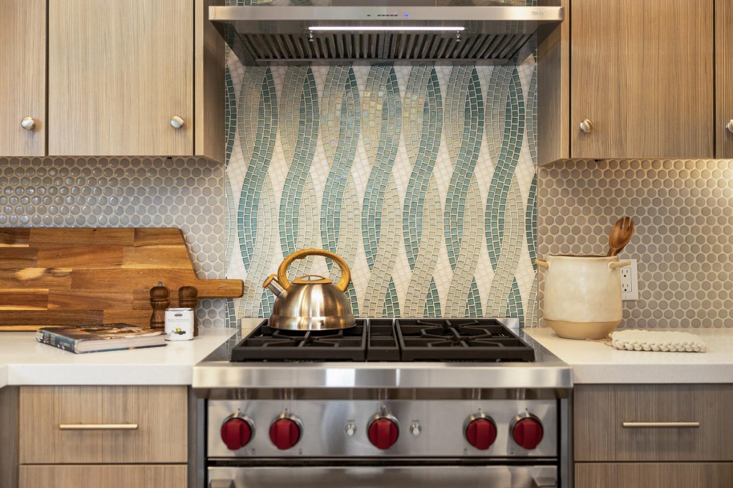 222 North 3rd Street Campbell, CA 95008 - Photo 9 of 35 a white stove top oven sitting inside of a kitchen