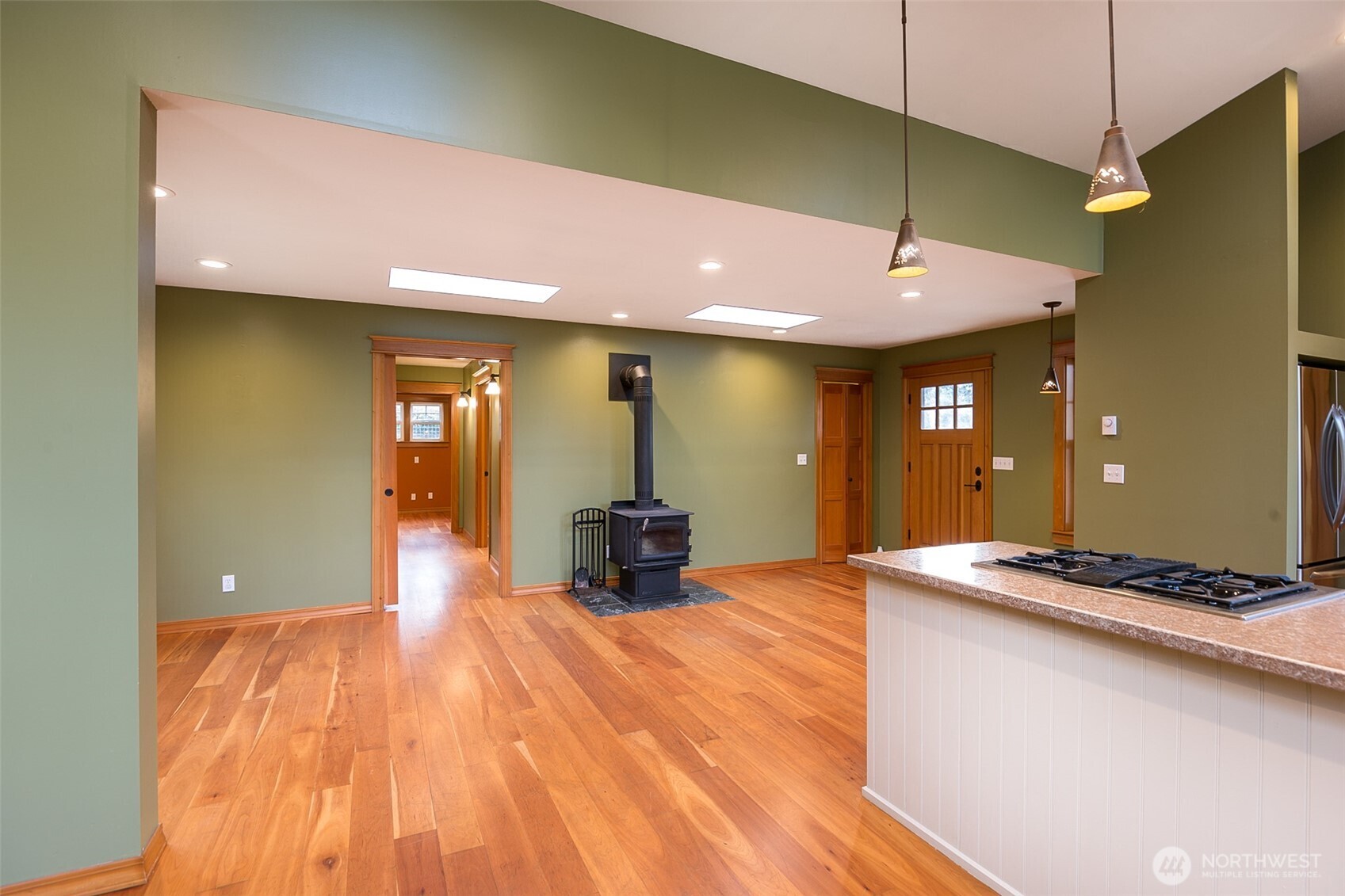 1083 Blyn Springs Road Sequim, WA 98382 - Photo 29 of 40 a view of kitchen with sink and refrigerator