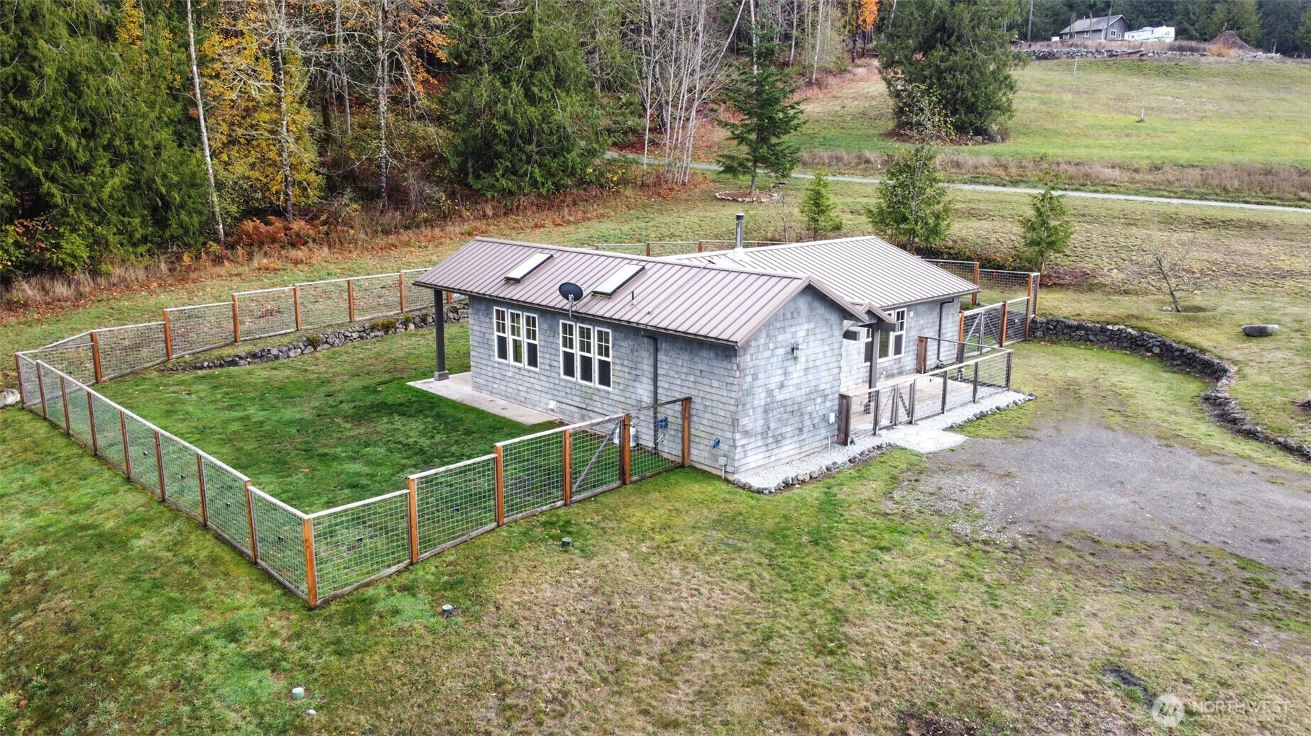 1083 Blyn Springs Road Sequim, WA 98382 - Photo 8 of 40 an aerial view of a house