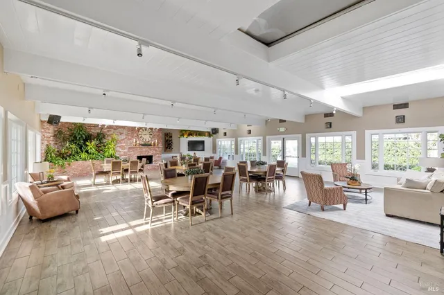 a view of street sign