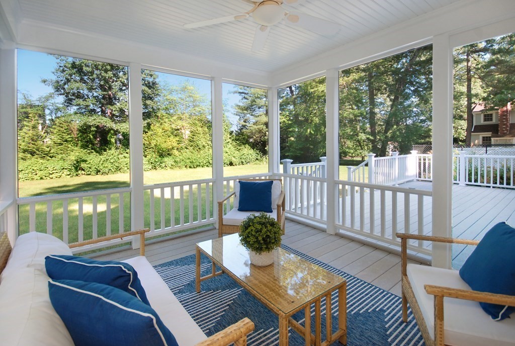 118 Monsen Road Concord, MA 01742 - Photo 27 of 34 a living room with furniture and a floor to ceiling window