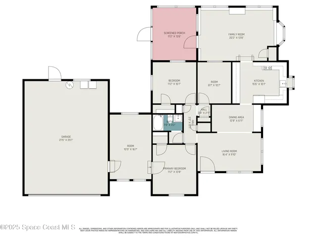 $2,100 | 42 North Fernwood Drive, Rockledge, FL 32955