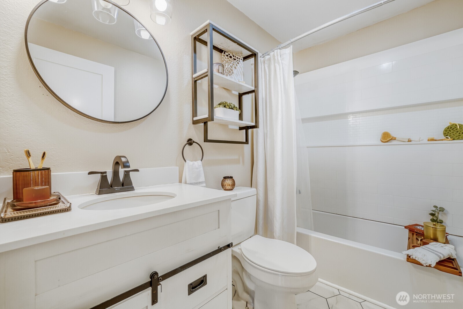112 Raspberry Lane Sultan, WA 98294 - Photo 16 of 25 a bathroom with a sink a toilet and a mirror