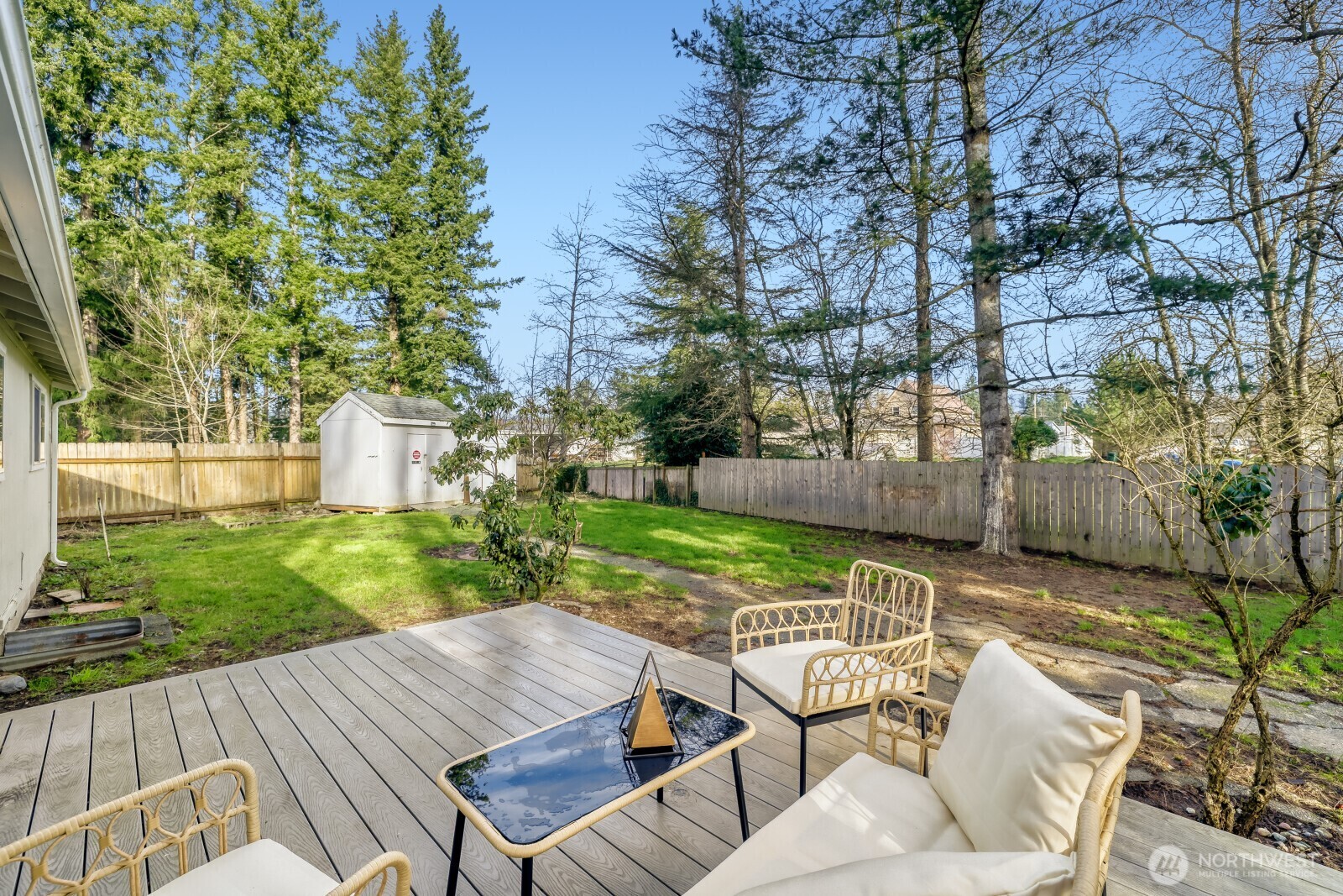 112 Raspberry Lane Sultan, WA 98294 - Photo 23 of 25 a view of a wooden deck and chairs