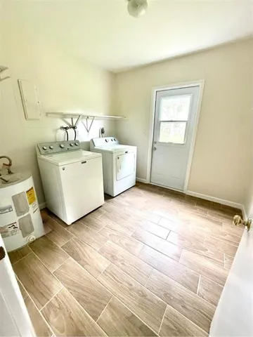 a room with storage and utility