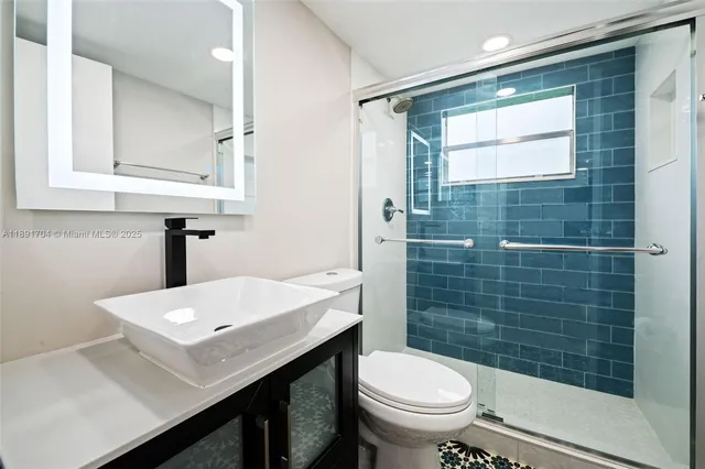 a view of a building from a window