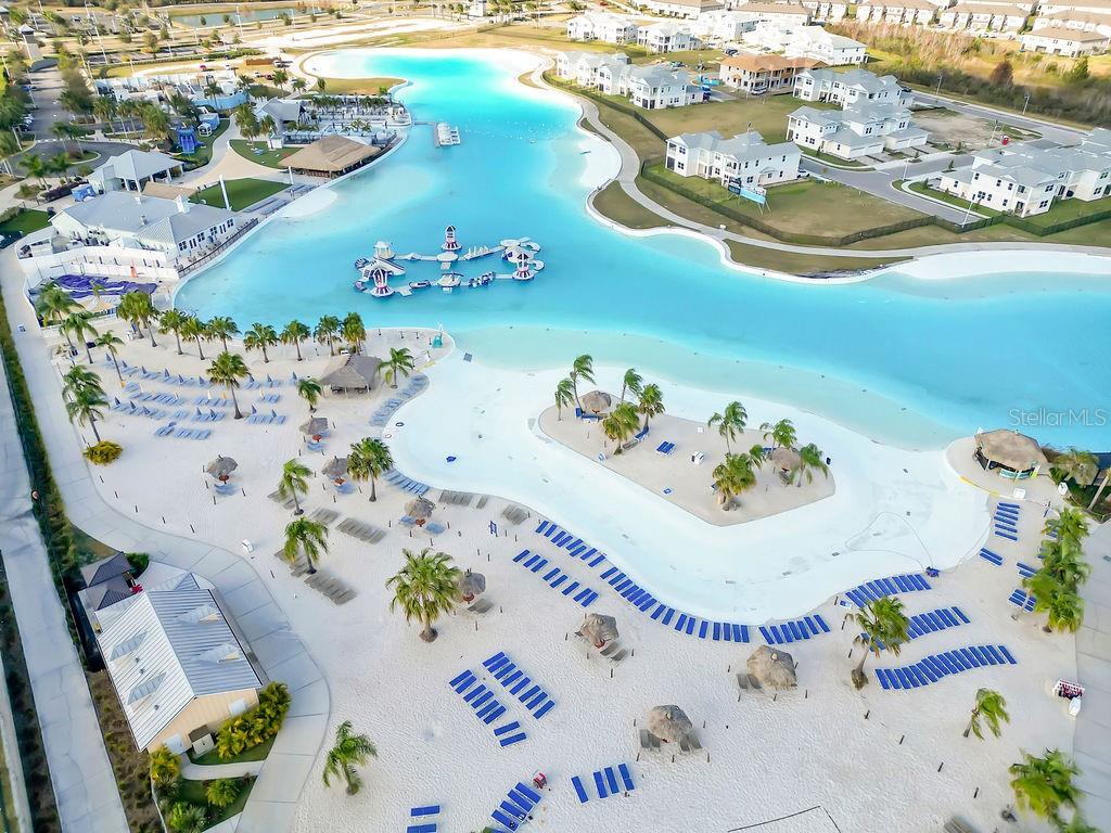 7406 Sweeter Tide Trail Wesley Chapel, FL 33545 - Photo 68 of 74 an aerial view of a swimming pool