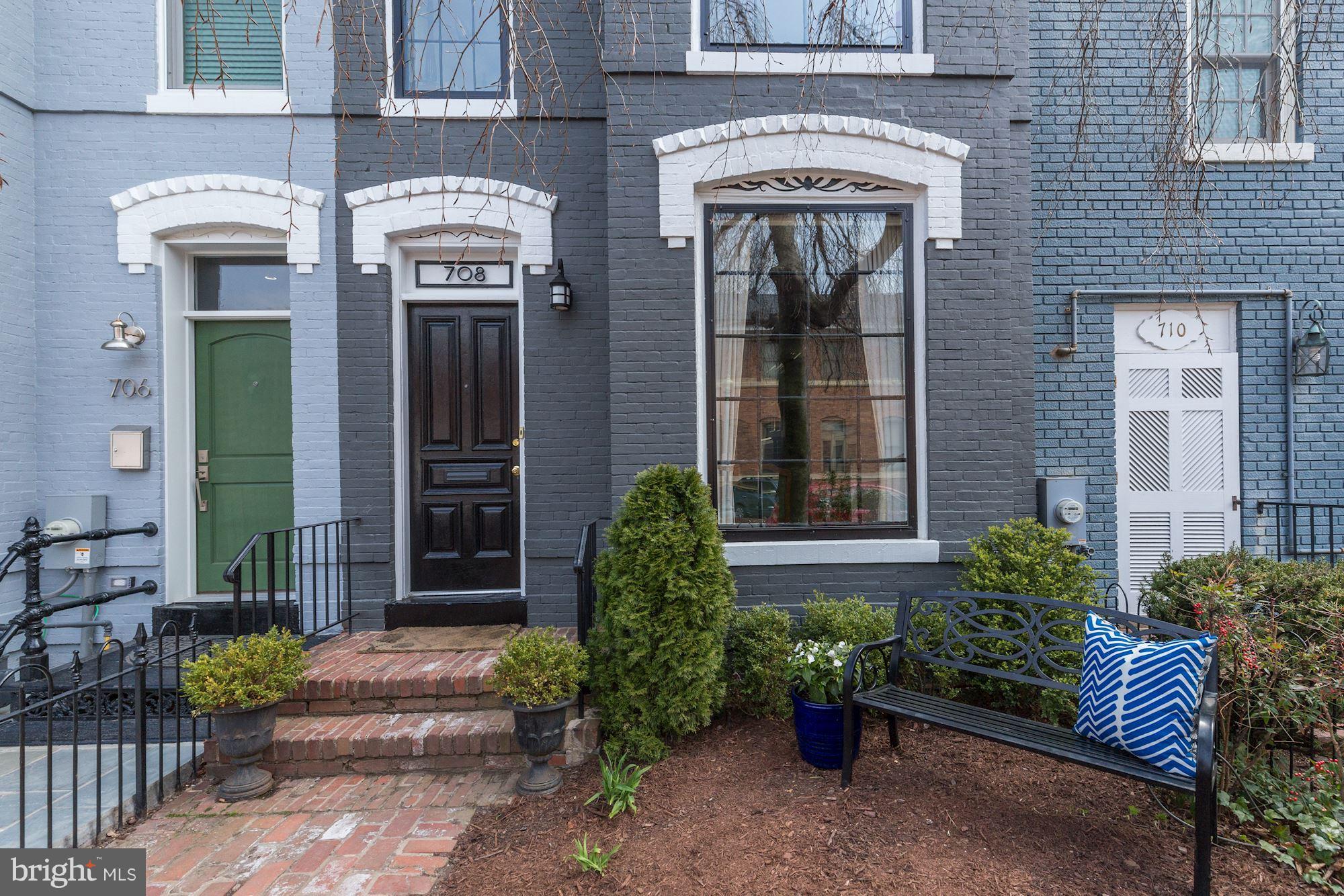 708 9th Street Southeast Washington, DC 20003 - Photo 2 of 17 Front Entrance to 708 9th Street, SE