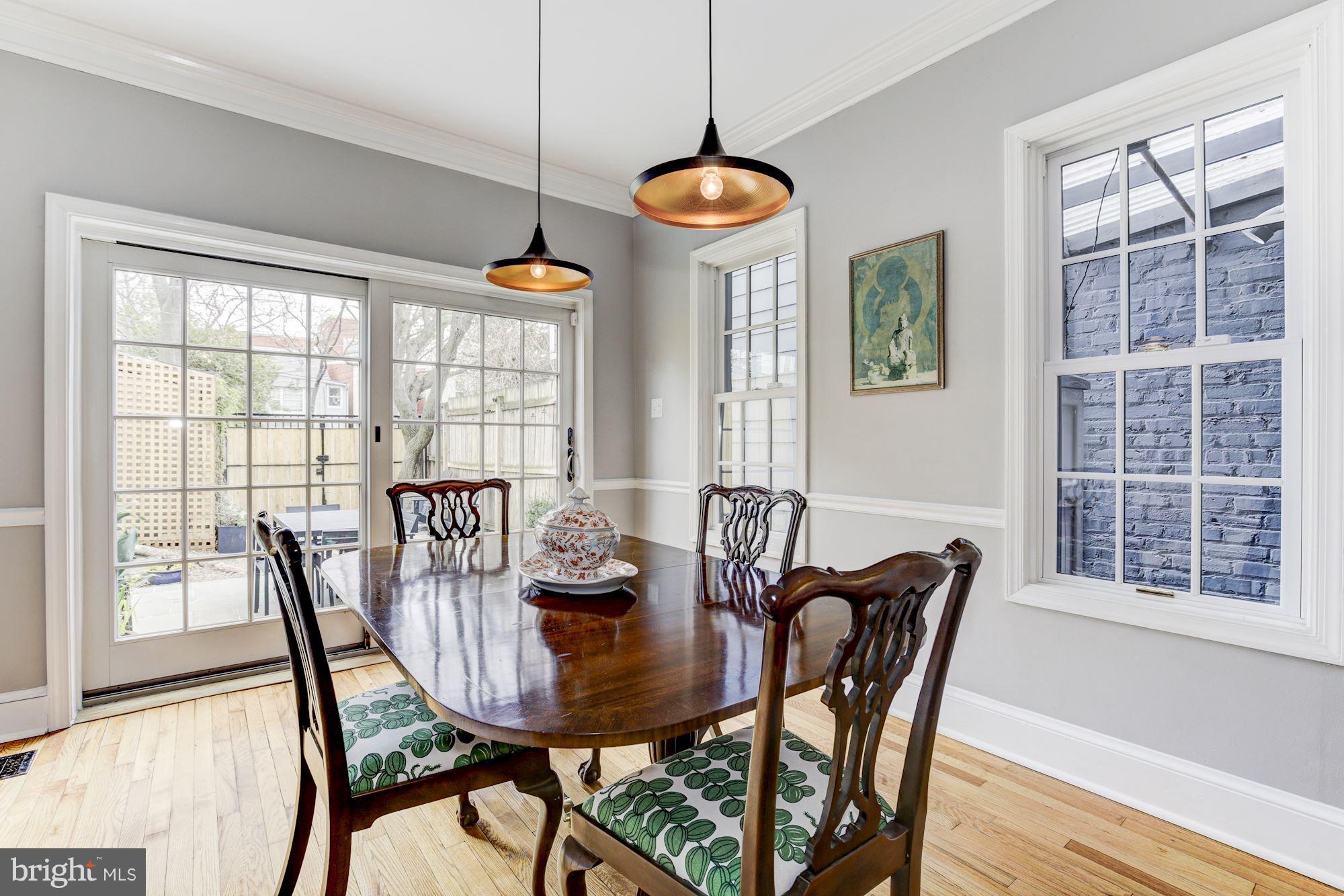 708 9th Street Southeast Washington, DC 20003 - Photo 5 of 17 Sun-Drenched Dining Room